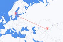 Flyreiser fra Bisjkek, Kirgisistan til Stockholm, Sverige