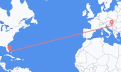 Flyrejser fra Bimini, Bahamas til Osijek, Kroatien