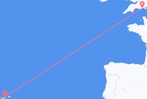 Flights from São Jorge Island, Portugal to Bournemouth, the United Kingdom