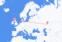 Flyg från Orenburg till Glasgow