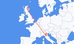 Flüge von Florenz, Italien nach Dundee, Schottland