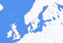 Flug frá Bristol til Oulu
