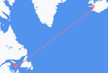 Flyrejser fra Les Îles-de-la-Madeleine, Quebec til Reykjavík