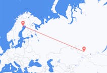 Vluchten van Gorno-Altajsk naar Luleå