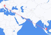 Flyrejser fra Batam, Indonesien til Venedig, Italien