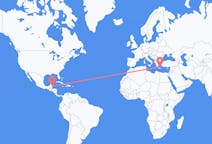 Flights from Chetumal, Mexico to Santorini, Greece