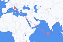 Flyreiser fra Gan, Maldivene til Napoli, Italia