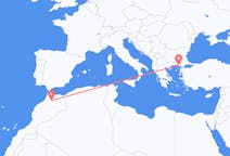 出发地 摩洛哥出发地 非斯目的地 希腊亞歷山德魯波利斯的航班