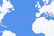 Flyrejser fra Nassau, Bahamas til Thessaloniki, Grækenland