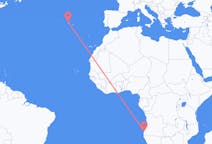 Flights from Namibe, Angola to Graciosa, Portugal