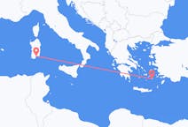 Flights from Astypalaia, Greece to Cagliari, Italy