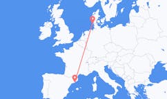 Flyg från Westerland, Tyskland till Barcelona, Spanien
