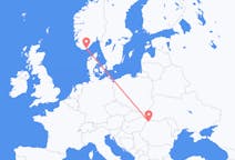 Flights from Kristiansand to Satu Mare