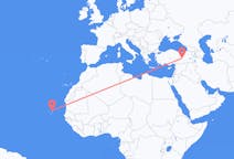 Flyreiser fra Sal, Kapp Verde til Elazig, Tyrkia