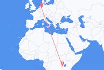 Flyreiser fra Kigali, Rwanda til Münster, Tyskland