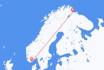 Flights from from Kristiansand to Kirkenes