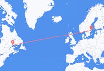Loty z Sept-Îles w Kanadzie do Sztokholmu w Szwecji