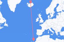Flights from Lanzarote to Akureyri