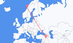 Flights from Sandnessjøen, Norway to Şırnak, Turkey