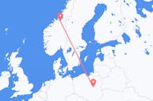 Loty z Trondheim do Warszawy