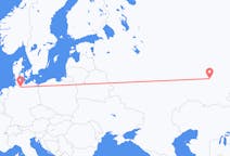 Flyg från Ufa, Ryssland till Hamburg, Tyskland