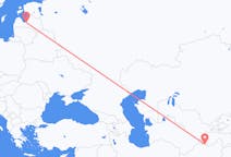 Flyrejser fra Termez, Usbekistan til Riga, Letland