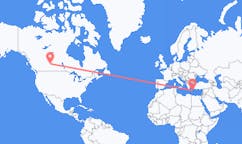 Flyrejser fra Lloydminster, Canada til Sitia, Grækenland