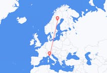 Flights from Pisa, Italy to Lycksele, Sweden