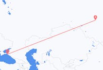 Fly fra Anapa til Tomsk