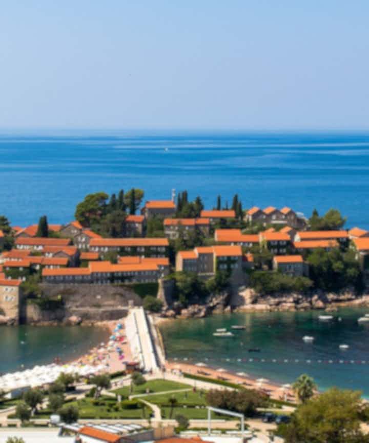 Convertible rental in Budva, Montenegro