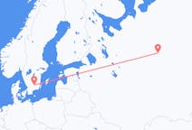 Fly fra Syktyvkar til Växjö