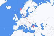 Flights from Ankara, Turkey to Volda, Norway