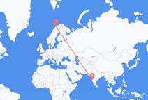 Flights from Kolhapur, India to Tromsø, Norway