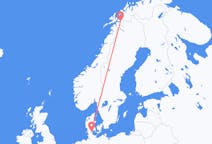 Voos de Sønderborg para Narvik