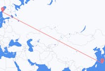 Flights from Okinawa Island, Japan to Vaasa, Finland