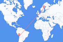 Flights from Iquique, Chile to Sundsvall, Sweden