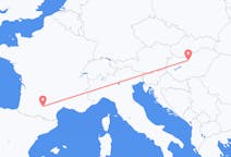 Flyg från budapest, Ungern till Toulouse, Frankrike