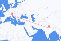 印度出发地 坎普尔飞往印度目的地 威尼斯的航班