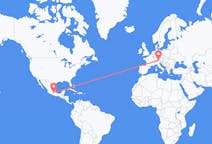 Flyreiser fra Mexico by, Mexico til Innsbruck, Østerrike