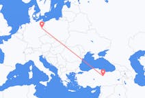 Flyreiser fra Sivas, Tyrkia til Berlin, Tyskland