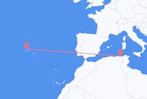 Flyreiser fra Annaba, Algerie til Santa Cruz da Graciosa, Portugal