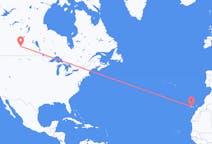 Flyrejser fra Saskatoon, Canada til Santa Cruz de Tenerife, Spanien