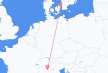 Flyg från Köpenhamn, Danmark till Milano, Italien