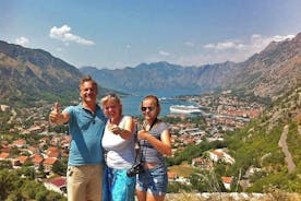 Budva and Kotor old towns & panoramic roads from Podgorica city