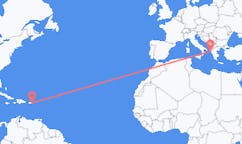 Flyrejser fra Vieques, USA til Korfu, Grækenland