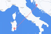 Flüge von Zadar, Kroatien nach Cagliari, Italien