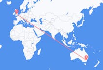 Flights from Canberra, Australia to Birmingham, England