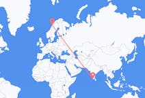 Flyreiser fra Thiruvananthapuram, India til Bodø, Norge