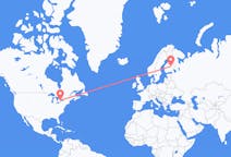 Рейсы из Торонто, Канада в Куопио, Финляндия