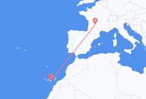 Flyreiser fra Brive-la-gaillarde, Frankrike til Las Palmas de Gran Canaria, Spania